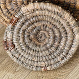 "bourgne" in braided straw