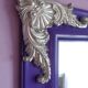 Large Venetian-style purple Italian mirror