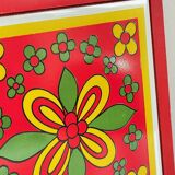 Vintage Red Plate Mat