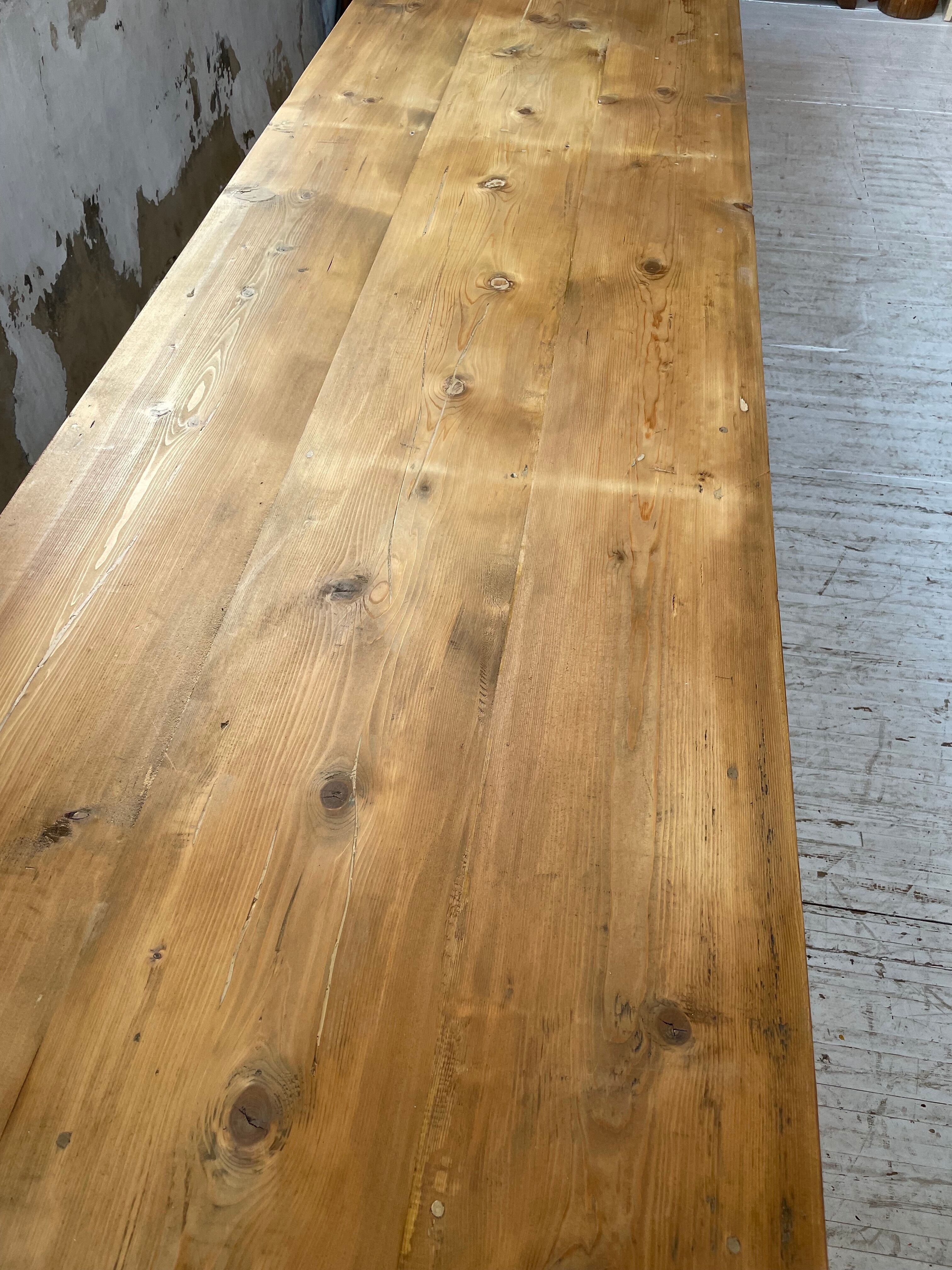 Farmhouse table beech pine XL 4m