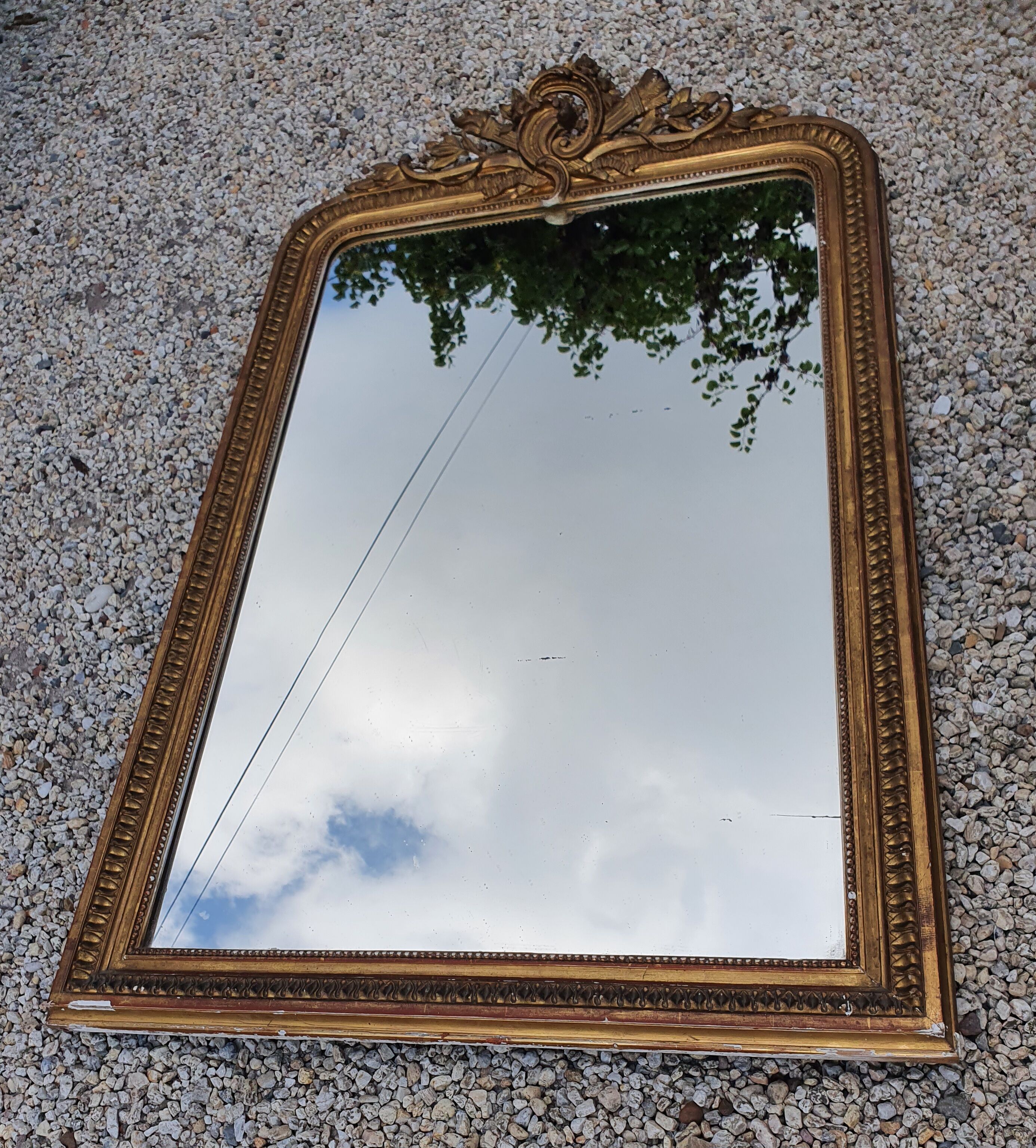 Golden mirror, 19th century