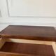 Commode en bois massif vintage années 60
