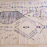 Tapis Azilal à motif abstrait - 291 x 193 cm