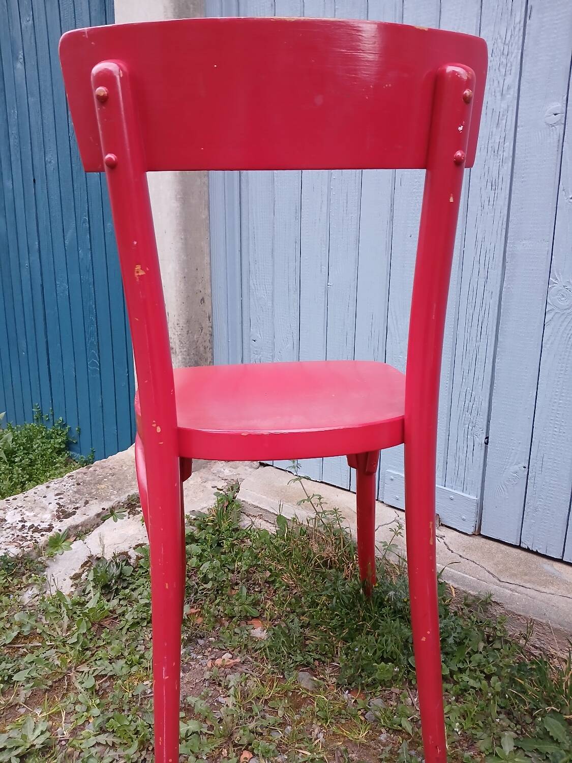 2 antique bistro chairs