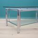 Table basse en verre, design danois, années 1970, production : Danemark