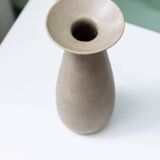 Beige Studio Keramik Ceramic Vase by Heinz Pelzer – West Germany, 1970s Mid-Century
