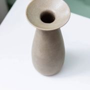 Beige Studio Keramik Ceramic Vase by Heinz Pelzer – West Germany, 1970s Mid-Century