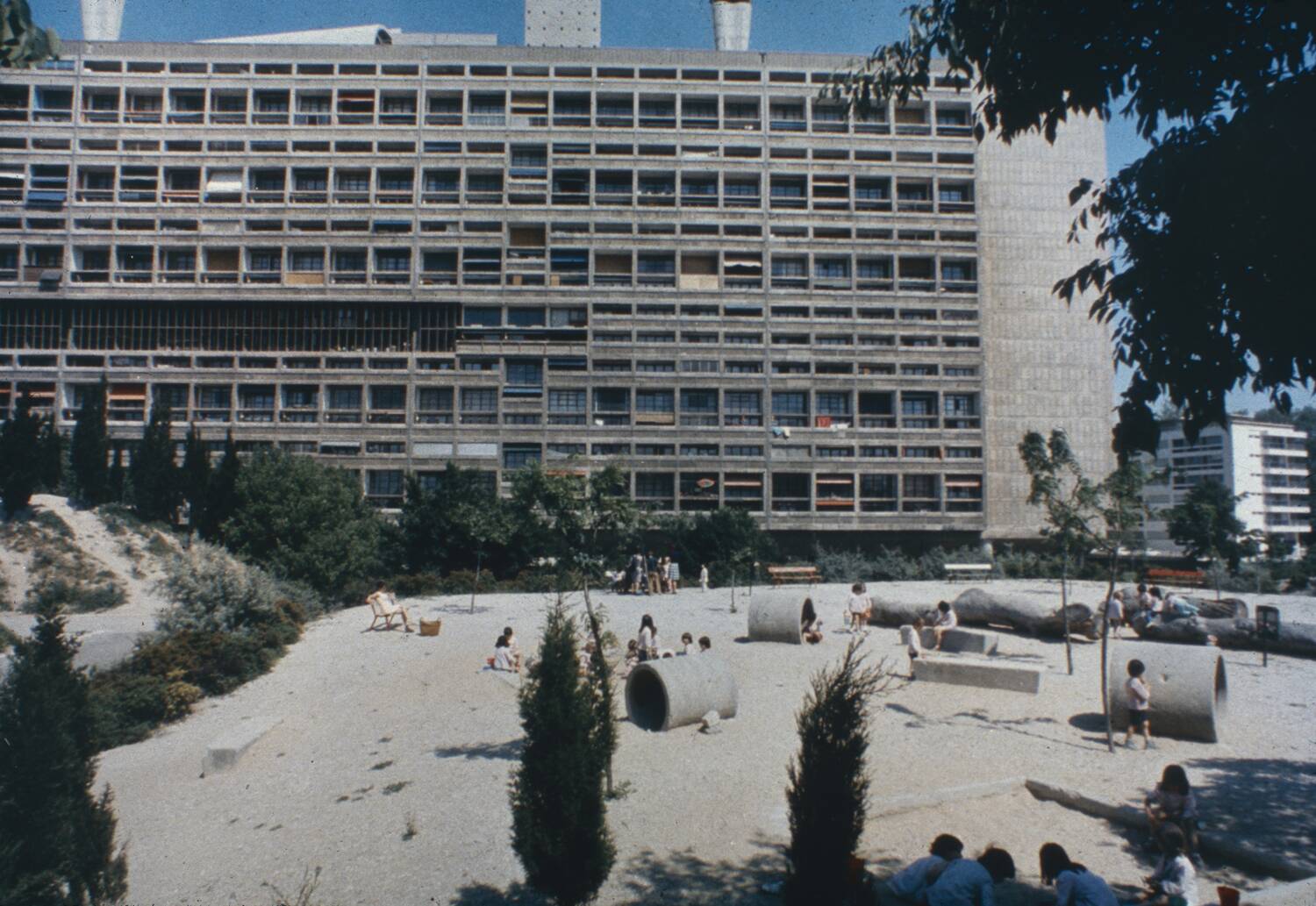Photograph of the Radiant City of Marseille by Le Corbusier