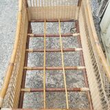Baby wicker bed