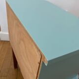 Retro green bedside table