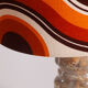 Vintage ceramic table lamps by Scheurich, Germany 1970s set of 2