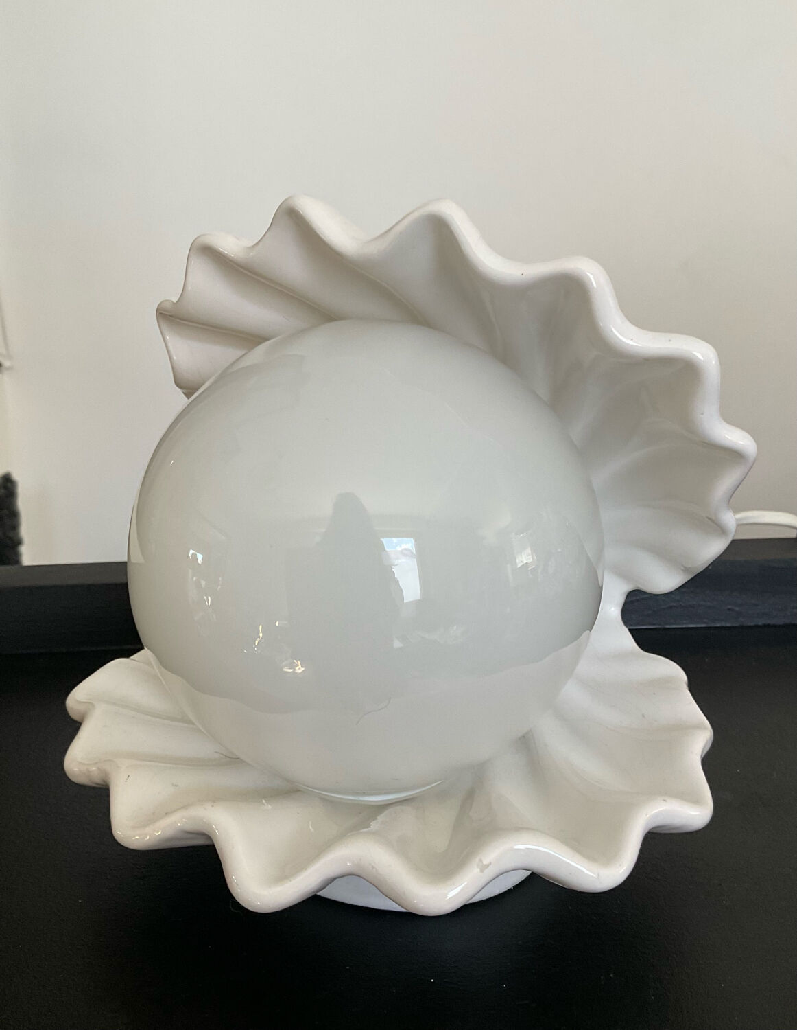 Vintage shell lamp 70s-80s