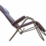 Chaise longue transat vintage lama années 60