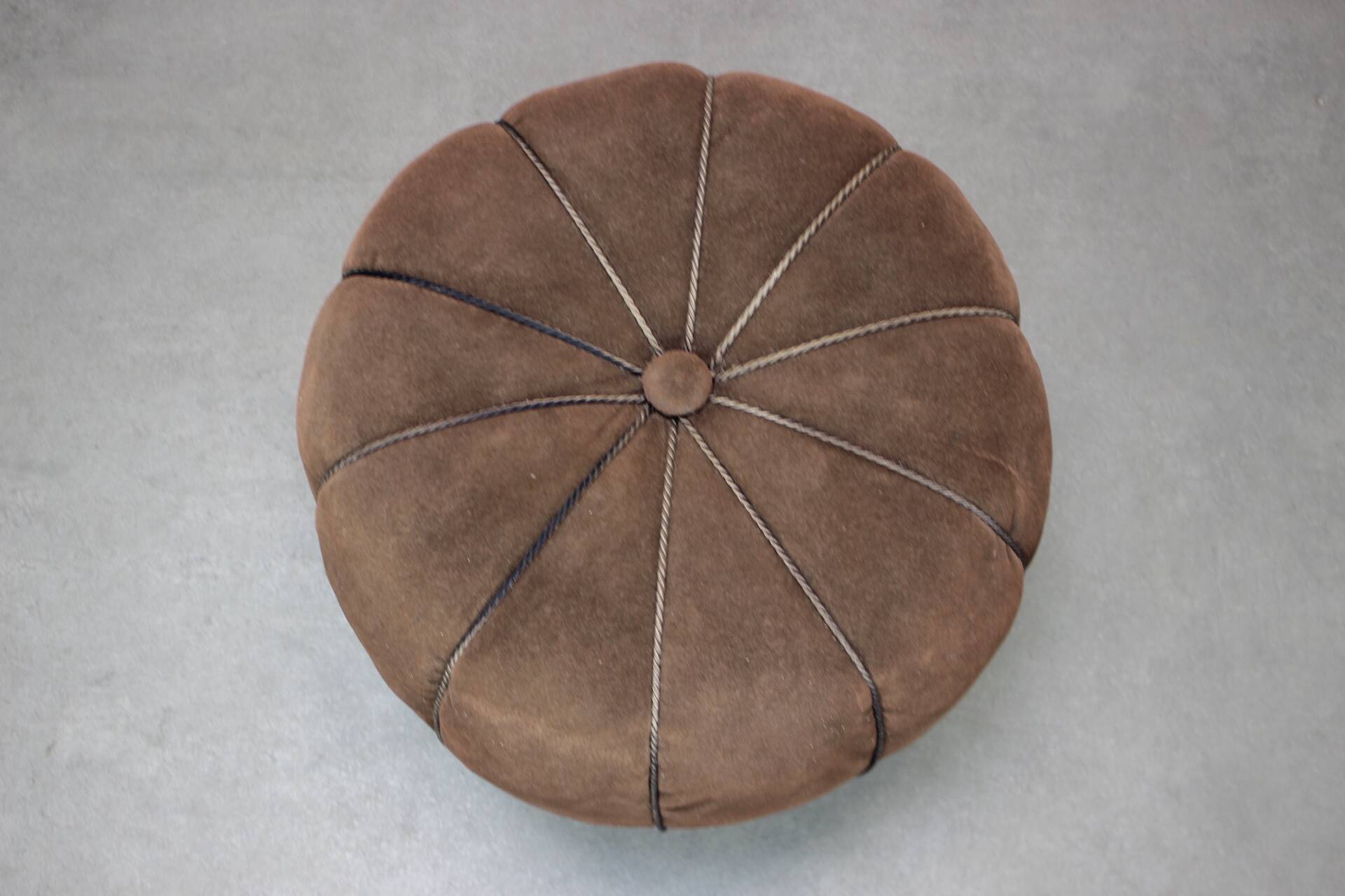Padded stool Jindřich Halabala, Czechoslovakia, around 1950
