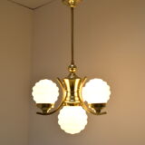 Art deco chandelier Czechoslovakia 1930's