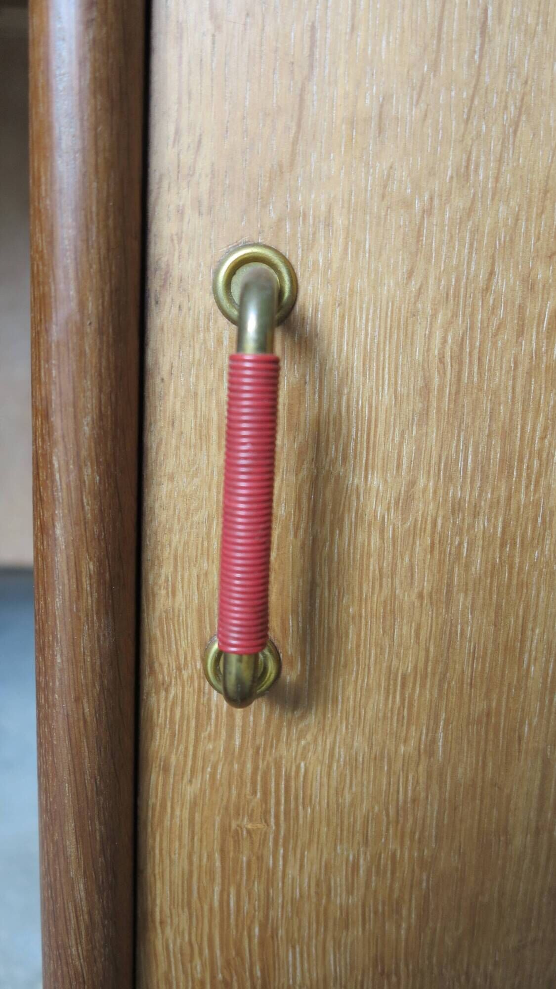 Minister's desk 1960s light oak