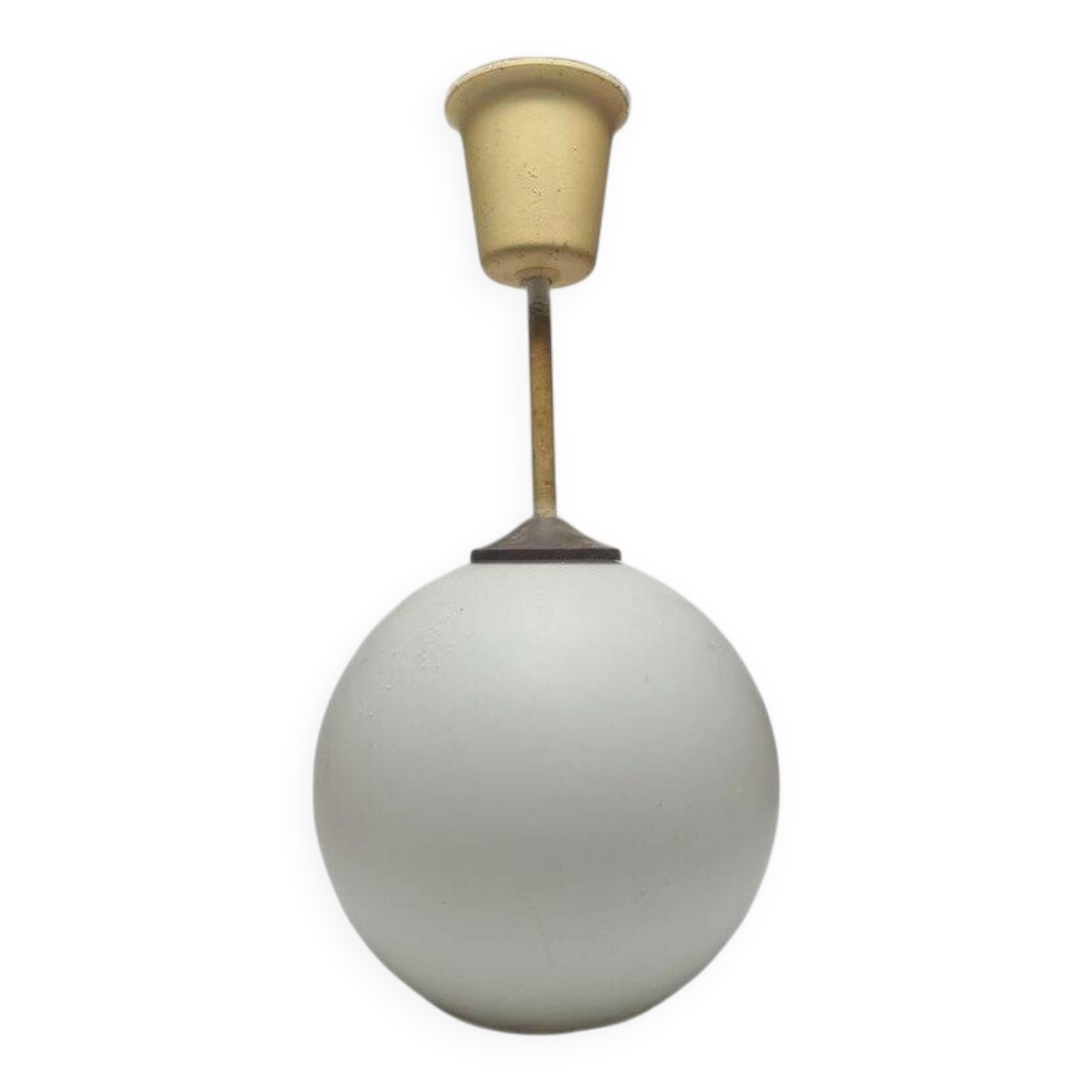 Vintage communist pendant lamp, Poland, 1970s