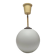 Vintage communist pendant lamp, Poland, 1970s