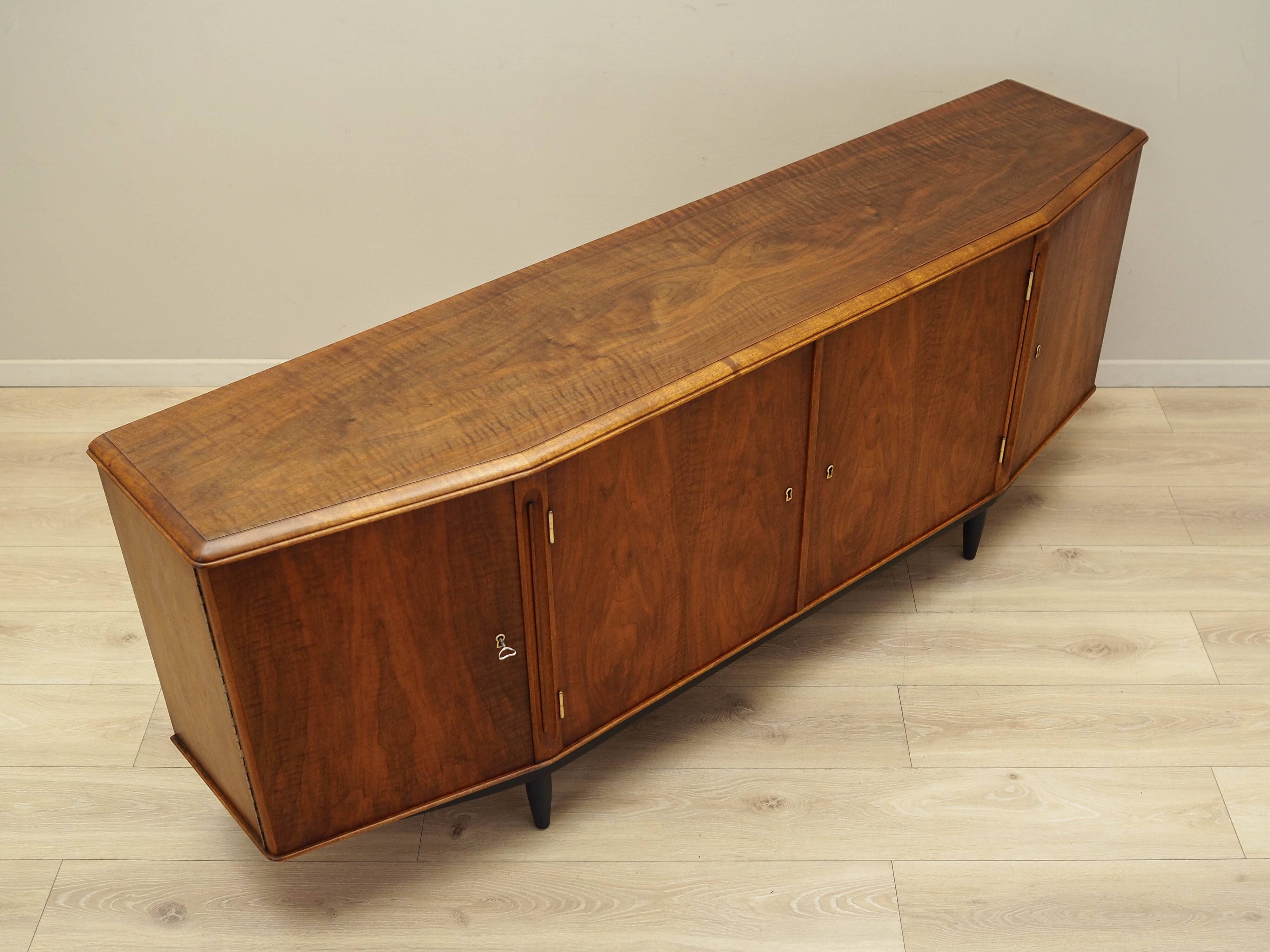 Walnut sideboard, Danish design, 1960s, production: Denmark