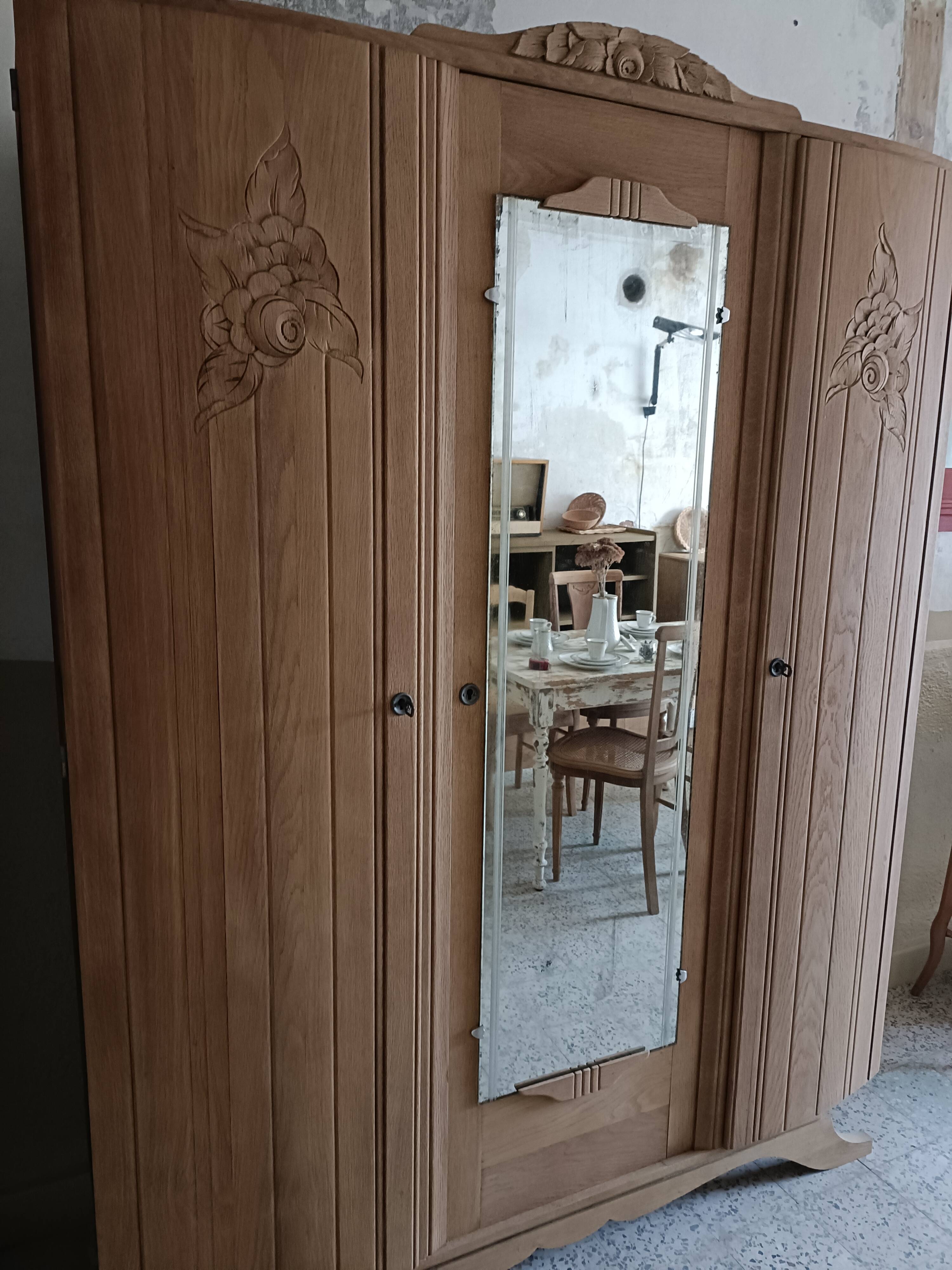 Renovated Art Deco wardrobe