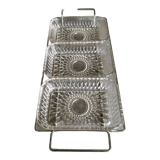 Duralex metal and glass aperitif server