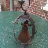 Wrought iron lamp