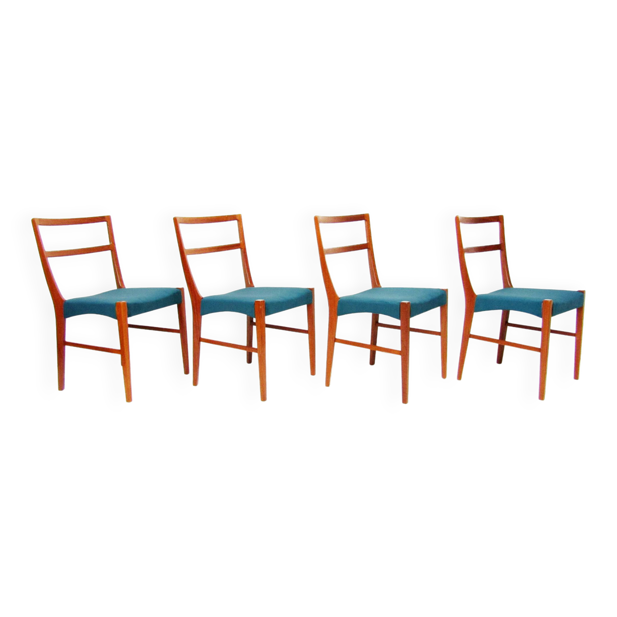 Four 1960s Danish Dining Chairs by Johannes Andersen for Bernhard Pedersen