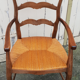 Provencal chair, mulched, vintage, early 20th century