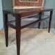 Console comptemporaine en bois verni