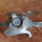 Old swan hand candle holder