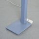 ID-S floor lamp in gray lacquered metal by Ettore Sottsass, Zumtobel, circa 1987