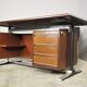 Desk and two chairs by Fantoni, 1960, set of 3
