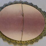 Old bronze mirror, Louis XV style