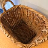 Old rattan basket