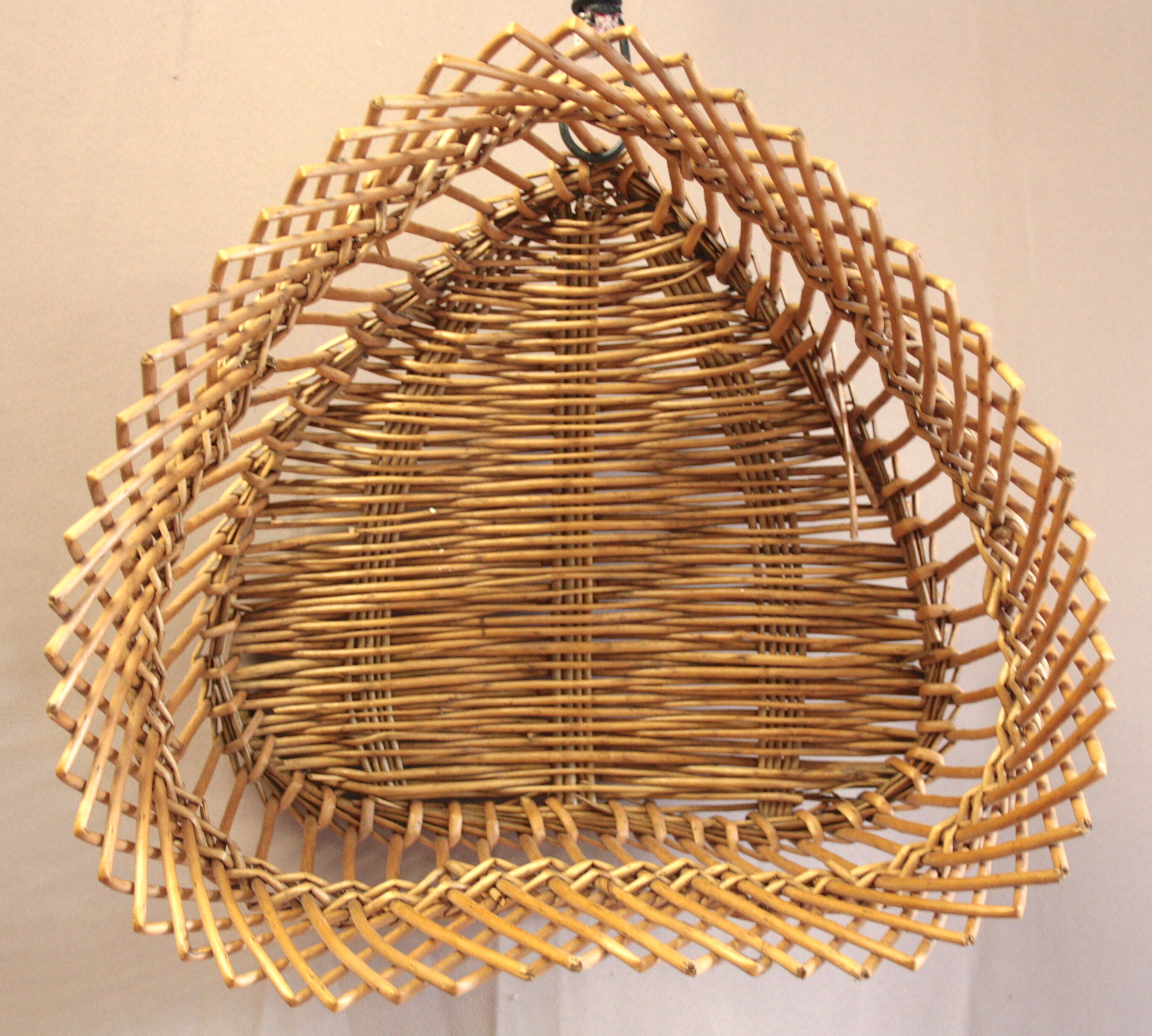 Heart in rattan basket