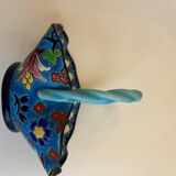 Small Longwy enamel basket