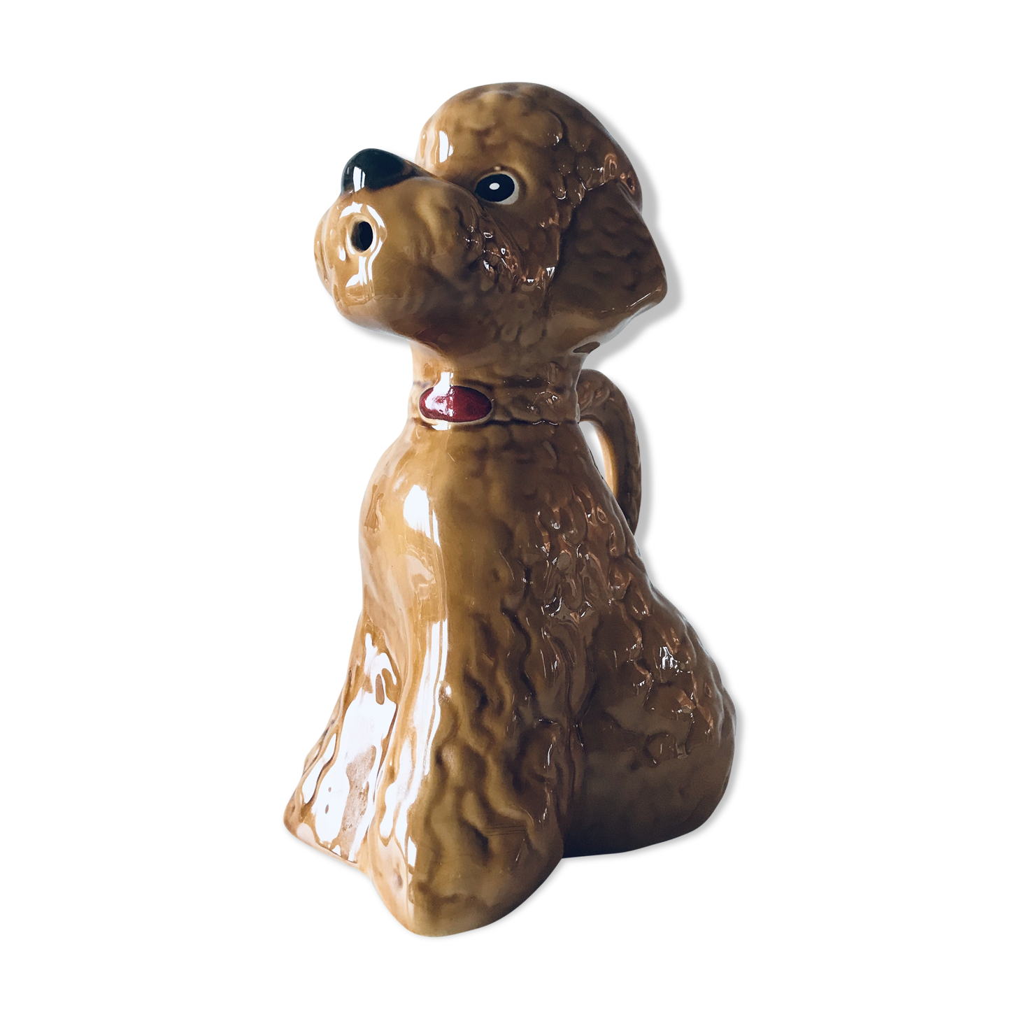 Ceramic poodle pitcher