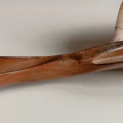 Falcon olive wood fruit bowl spain 1960