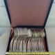 Elegant cutlery set 1900-1910 Boulenger "White 84" 24 place settings