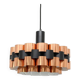 Copper lamp designed by Wener Schou for Coronell Elektro, 1970s