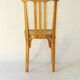 Chaise enfant baumann 1955 modèle , chêne-doré type bistrot bois courbé