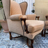 Pair of Bergère armchairs