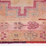 3X12 Pale Red & Pink Soft Turkish Vintage Runner Rug