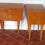 Pair of vintage bedside table