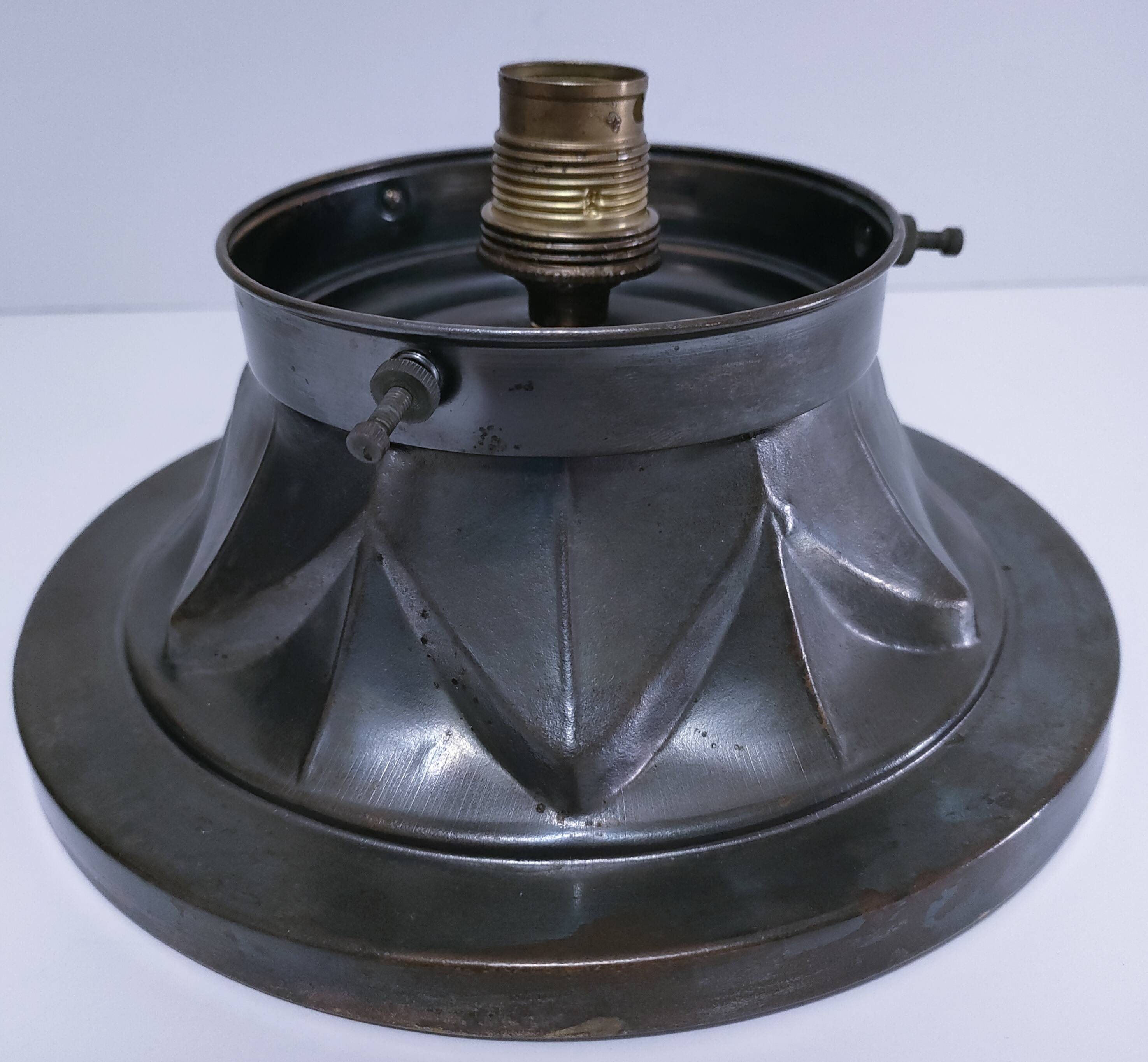Large art deco skyscraper building ceiling light 1930
