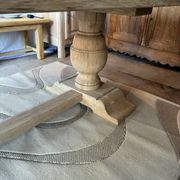 Table de monastère en chêne massif 