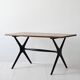 Table basse scandinave pieds noirs