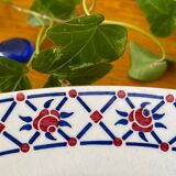 Antique serving dish in Saint-Amand earthenware (Nord)