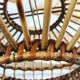 Vintage rattan pendant lamp