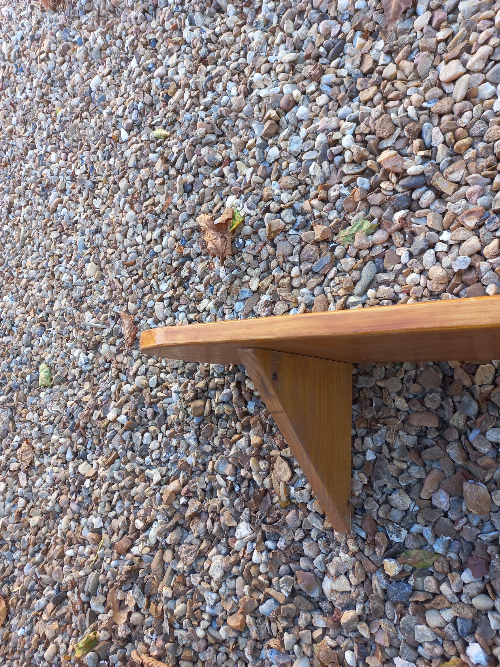 Wall shelf wood varnished pine